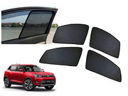 Z-Black Window Plug-in Half Sun Shades Car Curtain for Mahindra