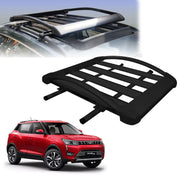 Car Roof Luggage (4x 4) Frame Aluminum Roof Frame Universal Roof Frame Travel Frame Load Frame Load Over 100 kg Roof Shelves Luggage Box Roof Rack (Black)