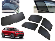 Z-Black Car Window Plug-in Half Sun Shades & Rear Dicky Curtain (Combo) for Mahindra