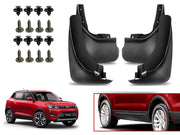 O.E Type Custom Front and Rear Mud Flap Guard (Set of 4 Pcs) | Compatible with MAHINDRA | Black