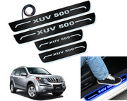 Auto Pearl Car Door Foot Step Led Sill/Scuff Plates With Mirror Finish Compatible with All Models (Set of 4)