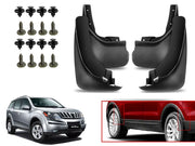O.E Type Custom Front and Rear Mud Flap Guard (Set of 4 Pcs) | Compatible with MAHINDRA | Black