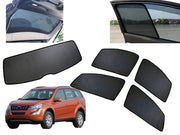 Z-Black Car Window Plug-in Half Sun Shades & Rear Dicky Curtain (Combo) for Mahindra