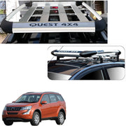 Car Roof Quest Luggage (4x 4) Frame Aluminum Roof Frame Universal Roof Frame Travel Frame Load Frame Load Over 100 kg Roof Shelves Luggage Box Roof Rack (Silver)