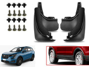 O.E Type Custom Front and Rear Mud Flap Guard (Set of 4 Pcs) | Compatible with MAHINDRA | Black