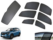 Z-Black Car Window Plug-in Half Sun Shades & Rear Dicky Curtain (Combo) for Mahindra