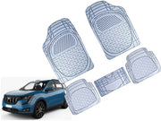 Heavy Duty Transparent 4Pcs PVC Rubber 6204 Clear Car Mat