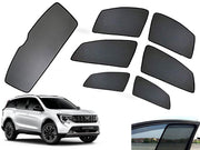 Z-Black Car Window Plug-in Half Sun Shades & Rear Dicky Curtain (Combo) for Mahindra
