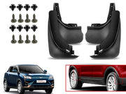 O.E Type Custom Front and Rear Mud Flap Guard (Set of 4 Pcs) | Compatible with MAHINDRA | Black