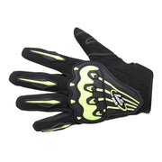Bike Riding Gloves with Touch Screen Sensitivity Riding Full Gloves Riding Gloves  Lemon Green with Black