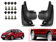 O.E Type Custom Front and Rear Mud Flap Guard (Set of 4 Pcs) | Compatible with HYUNDAI | Black