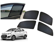 Z-Black Window Plug-in Half Sun Shades Car Curtain for Hyundai