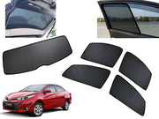 Z-Black Car Window Plug-in Half Sun Shades & Rear Dicky Curtain (Combo) for Toyota
