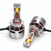 Auto Pearl 9005-6500K 480W (240W Each), 36000LM LED Headlight Bulb with rear cooling Fan for Car (Cool White Light LED Headlight Bulb)