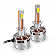 Auto Pearl H1-6500K 480W (240W Each), 36000LM LED Headlight Bulb with rear cooling Fan for Car (Cool White Light LED Headlight Bulb)