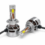 Auto Pearl H7-6500K 480W (240W Each), 36000LM LED Headlight Bulb with rear cooling Fan for Car (Cool White Light LED Headlight Bulb)