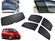 Z-Black Car Window Plug-in Half Sun Shades & Rear Dicky Curtain (Combo) for Maruti