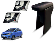Auto Pearl Premium Car Armrest with Storage Box, High-Density Foam, Nappa Leatherette, No Obstruction to Rear Window Buttons, for Zest