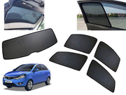 Z-Black Car Window Plug-in Half Sun Shades & Rear Dicky Curtain (Combo) for TATA