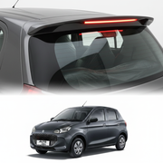 Auto Pearl FRP/ABS Drill Free Roof Spoiler Compatible with Maruti Suzuki Alto K10 2022 | Car Spoiler with Brake Light Reflector