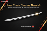 Auto Pearl Premium Stainless Steel Rear Trunk Lid (Dicky) Chrome Garnish