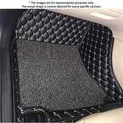 7D Car Floor Mats Luxury Leatherite 7D-Car Floor Mat with Velcro-Tape