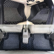 7D Car Floor Mats Luxury Leatherite 7D-Car Floor Mat with Velcro-Tape