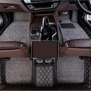 7D Car Floor Mats Luxury Leatherite 7D-Car Floor Mat with Velcro-Tape