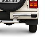 Auto Pearl Car Sleek Rear Stainless Steel Oval Crash Guard with Fitting Kit for Bolero