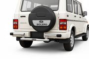 Auto Pearl Car Sleek Rear Stainless Steel Oval Crash Guard with Fitting Kit for Bolero