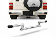 Auto Pearl Car Sleek Rear Stainless Steel Oval Crash Guard with Fitting Kit for Bolero