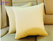 Leatherite Car Pillow Cushion for Universal For Car  (Square, Pack of 2)