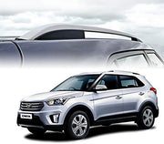 O.E. Type Roof Rail for Creta 2015 (Set of 2)|Silver Black