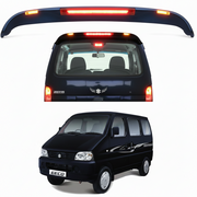 Auto Pearl FRP/ABS Drill Free Roof Spoiler Compatible with Maruti Suzuki Eeco | Car Spoiler with Brake Light Reflector