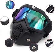 Bike Riding Face Mask, Face Shield Motorcycle Goggles Motorcycle Goggles Rainbow Bike Riding Face Mask, Face Shield Motorcycle Goggles Motorcycle Goggles Rainbow Blowtorch Safety Goggle (Free-size)