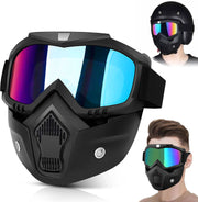 Bike Riding Face Mask, Face Shield Motorcycle Goggles Motorcycle Goggles Rainbow Bike Riding Face Mask, Face Shield Motorcycle Goggles Motorcycle Goggles Rainbow Blowtorch Safety Goggle (Free-size)