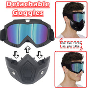 Bike Riding Face Mask, Face Shield Motorcycle Goggles Motorcycle Goggles Rainbow Bike Riding Face Mask, Face Shield Motorcycle Goggles Motorcycle Goggles Rainbow Blowtorch Safety Goggle (Free-size)