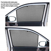 Z-Black Car Window Plug-in Half Sun Shades & Rear Dicky Curtain (Combo) for MG