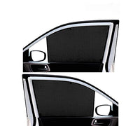 Z-Black Car Window Plug-in Half Sun Shades & Rear Dicky Curtain (Combo) for Toyota