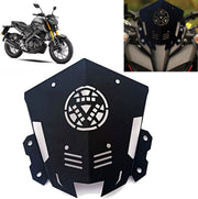 AUTO PEARL Heavy Metal Visor for Yamaha MT15 Black Bike Crash Guard Bike Windshield