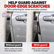 Car Door Edge Guard for HONDA Models, Anti Scratch Door Protector, Soft Rubber & Silicone Shock Absorber | Prevents Dents & Paint Damage | Universal Fit Car Door Protection Strip (Black, Set of 4)