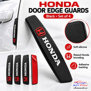Car Door Edge Guard for HONDA Models, Anti Scratch Door Protector, Soft Rubber & Silicone Shock Absorber | Prevents Dents & Paint Damage | Universal Fit Car Door Protection Strip (Black, Set of 4)