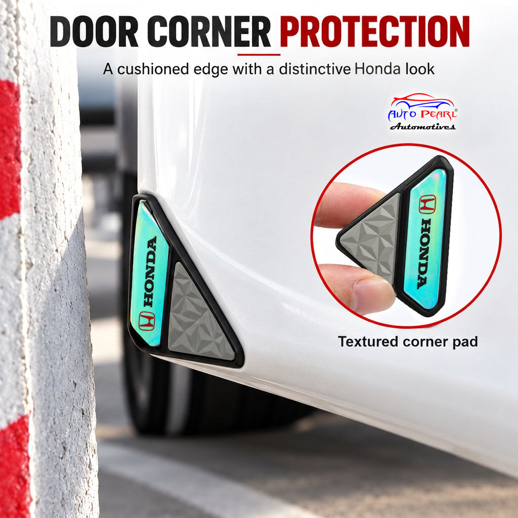 Car Door Corner Edge Guard, Anti Scratch Door Corner Protector, Soft Silicone Shock Absorber | Prevents Dents & Paint Damage | Universal Fit Car Door Protection pad ( Set of 2))