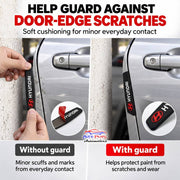 Car Door Edge Guard for Hyundai Models, Anti Scratch Door Protector, Soft Rubber & Silicone Shock Absorber | Prevents Dents & Paint Damage | Universal Fit Car Door Protection Strip (Black, Set of 4)