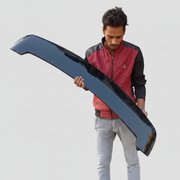 Auto Pearl Car Craft Roof Sedan Wing Rear Spoiler Compatible with i20 Elite (2014-2018) |Car Spoiler without Brake Light | Color - Black
