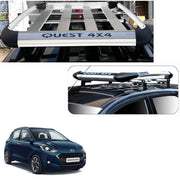 Car Roof Quest Luggage (4x 4) Frame Aluminum Roof Frame Universal Roof Frame Travel Frame Load Frame Load Over 100 kg Roof Shelves Luggage Box Roof Rack (Silver)