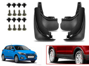 O.E Type Custom Front and Rear Mud Flap Guard (Set of 4 Pcs) | Compatible with HYUNDAI | Black
