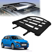 Car Roof Luggage (4x 4) Frame Aluminum Roof Frame Universal Roof Frame Travel Frame Load Frame Load Over 100 kg Roof Shelves Luggage Box Roof Rack (Black)