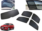 Z-Black Car Window Plug-in Half Sun Shades & Rear Dicky Curtain (Combo) for Hyundai