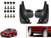 O.E Type Custom Front and Rear Mud Flap Guard (Set of 4 Pcs) | Compatible with HYUNDAI | Black